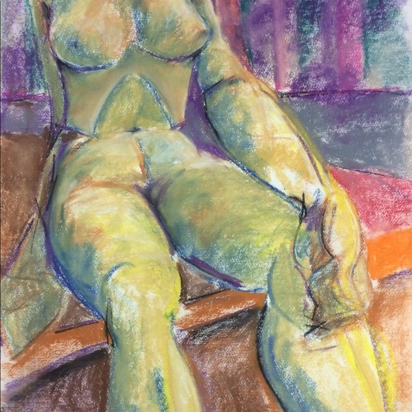 “Yellow Figure Study”